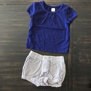 Old Navy Shorts Set 12-18M